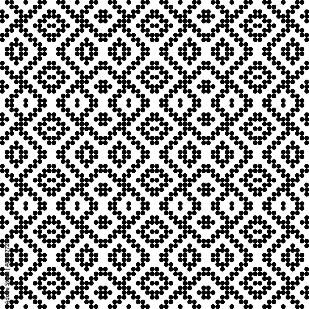 Seamless vector background. Abstract geometric pattern with black and white elements Seamless vector background. Abstract geometric pattern with black and white elements