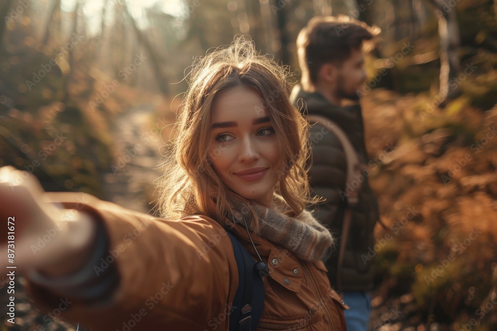 Adventurous Girlfriend on Mountain Trail
Adventurous Girlfriend on Mountain Trail