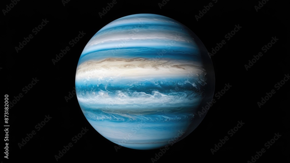 Realistic Planet Neptune in Space Realistic Planet Neptune in Space