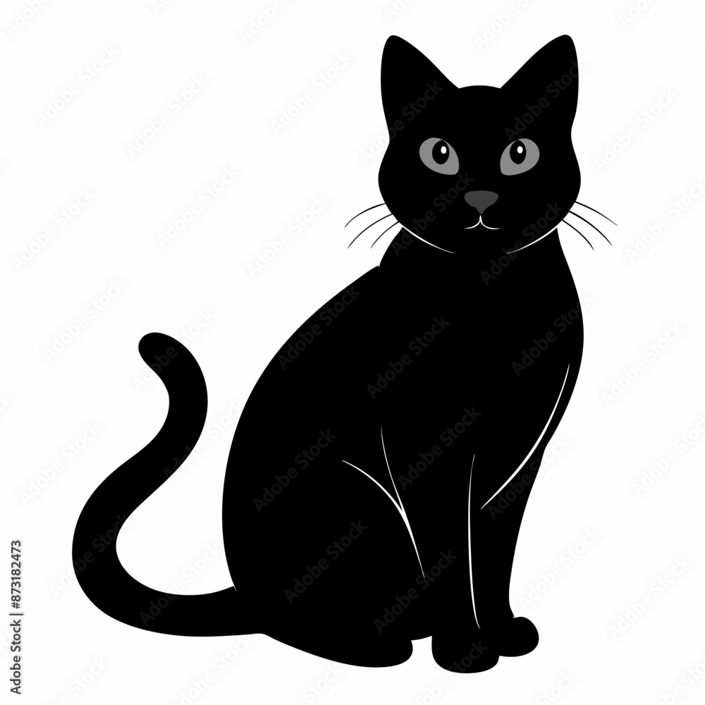halloween cat black vector silhouette halloween cat black vector silhouette