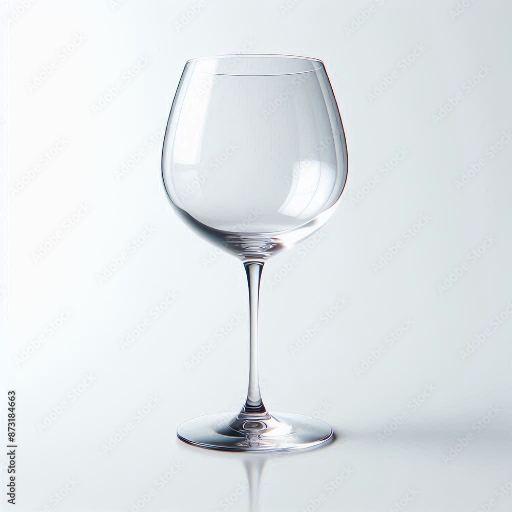 wine glass transparent white background, generated by AI wine glass transparent white background, generated by AI
