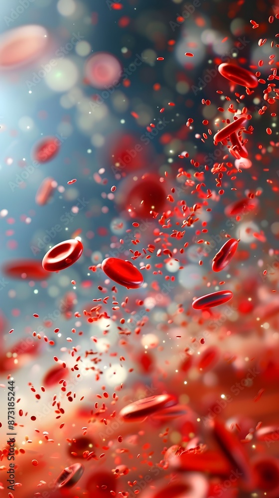 Red Yeast Rice Particles Suspended in Vibrant Plasma Promoting Circulation and Wellness Red Yeast Rice Particles Suspended in Vibrant Plasma Promoting Circulation and Wellness
