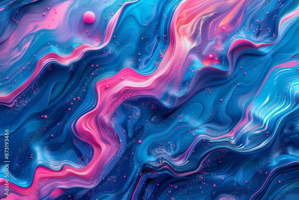 Abstract fluid shapes flat design, top view, ocean theme, animation, Splitcomplementary color scheme., Abstract fluid shapes flat design, top view, ocean theme, animation, Splitcomplementary color scheme.,
