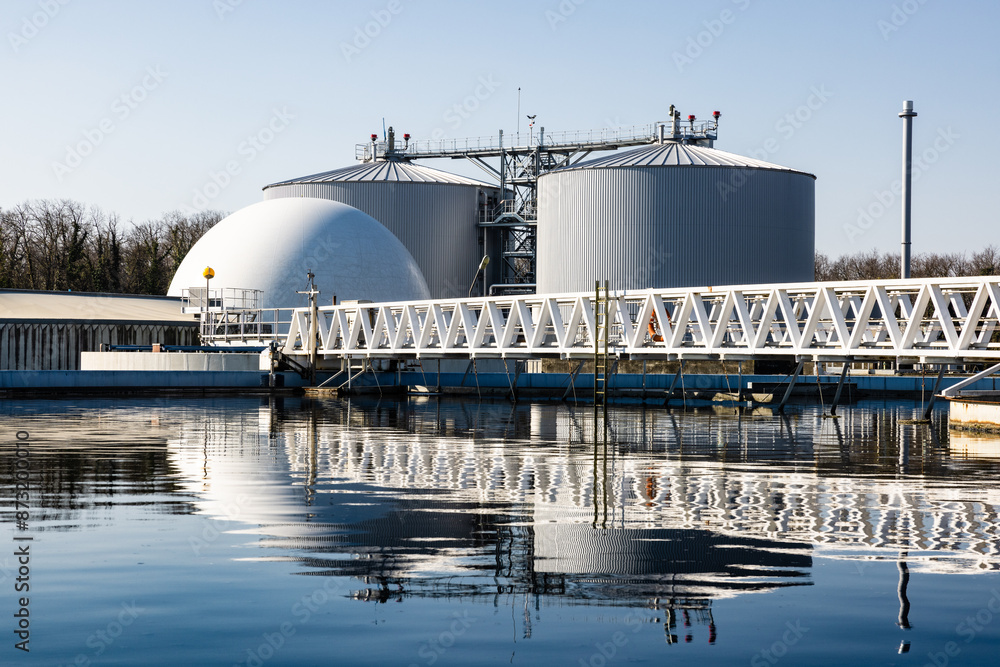 Station d'épuration des eaux pour purifier les eaux usées