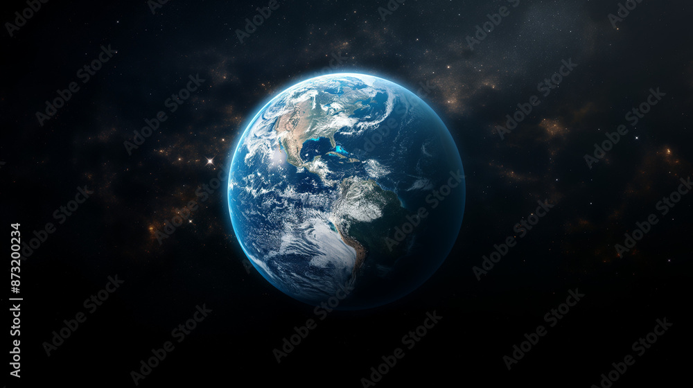 Obraz premium moon, earth, space, future