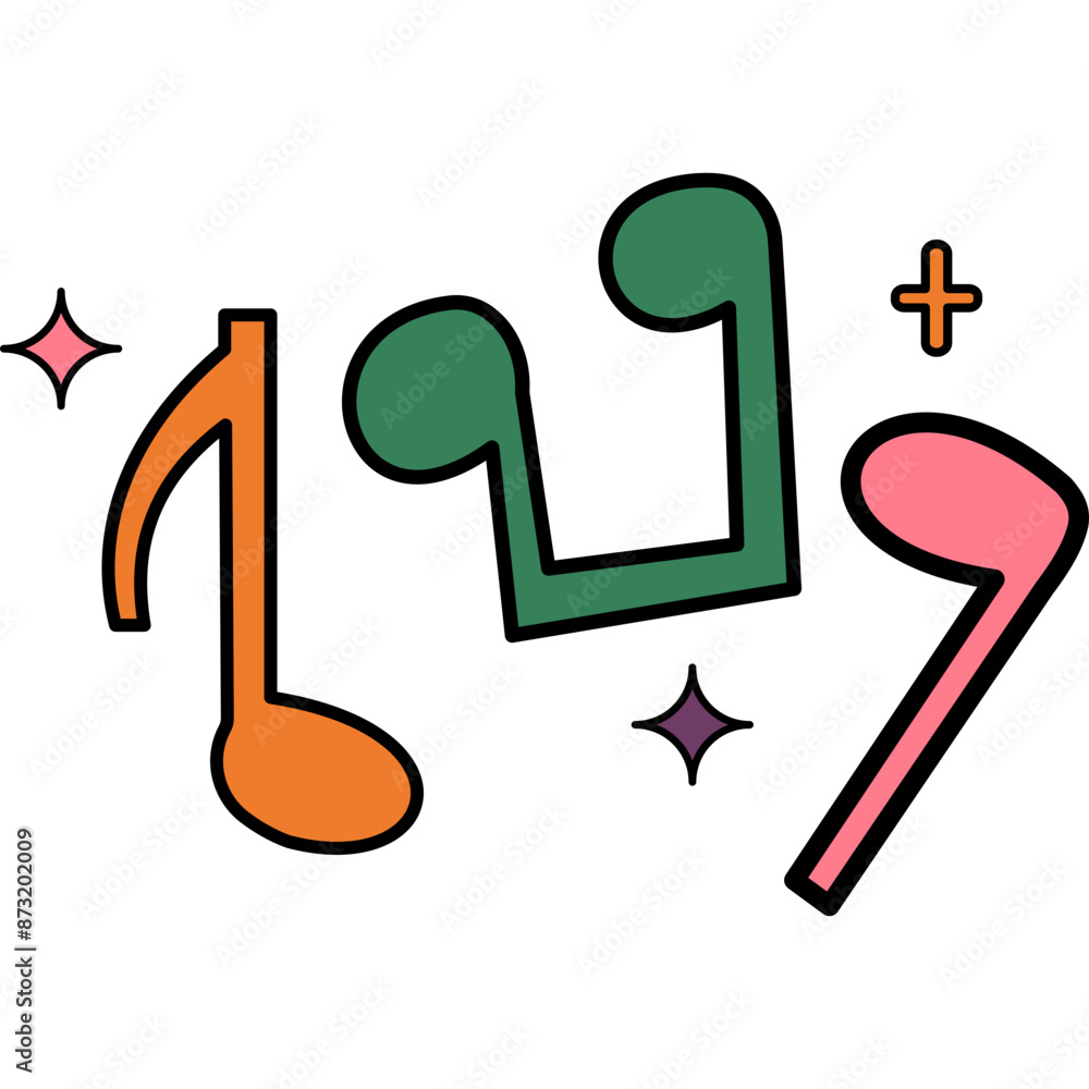 Retro Music Note
Retro Music Note