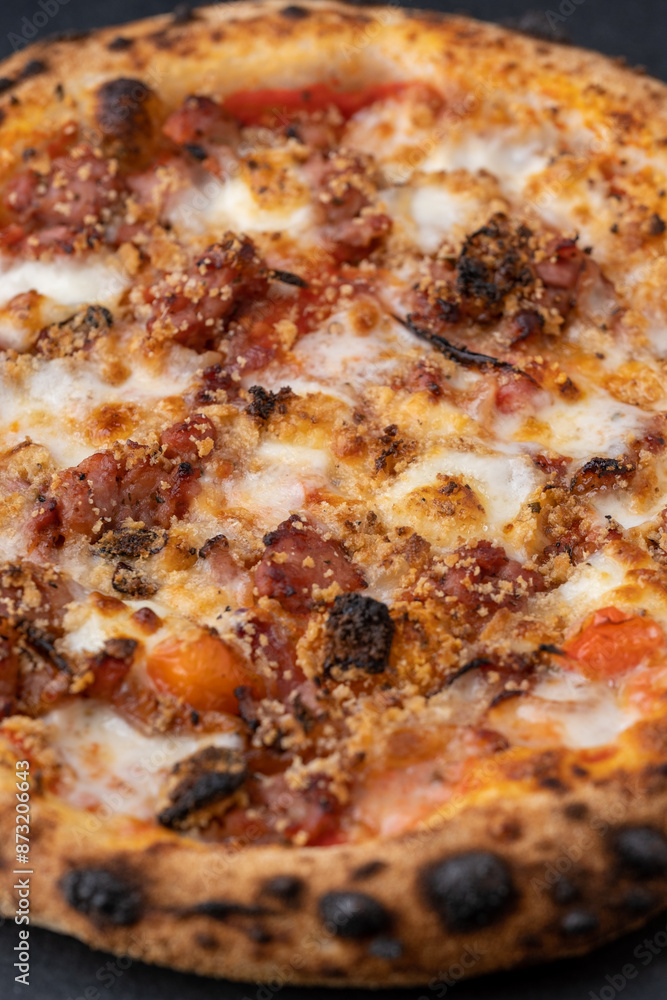 pizza on a plate pizza on a plate