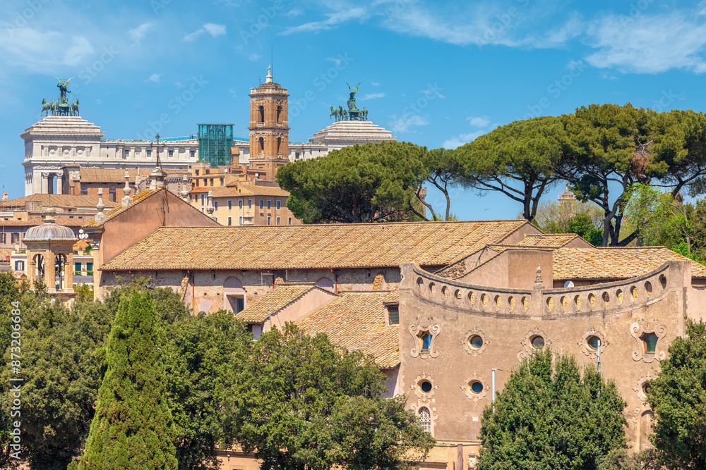 Skyline of Rome. Italy