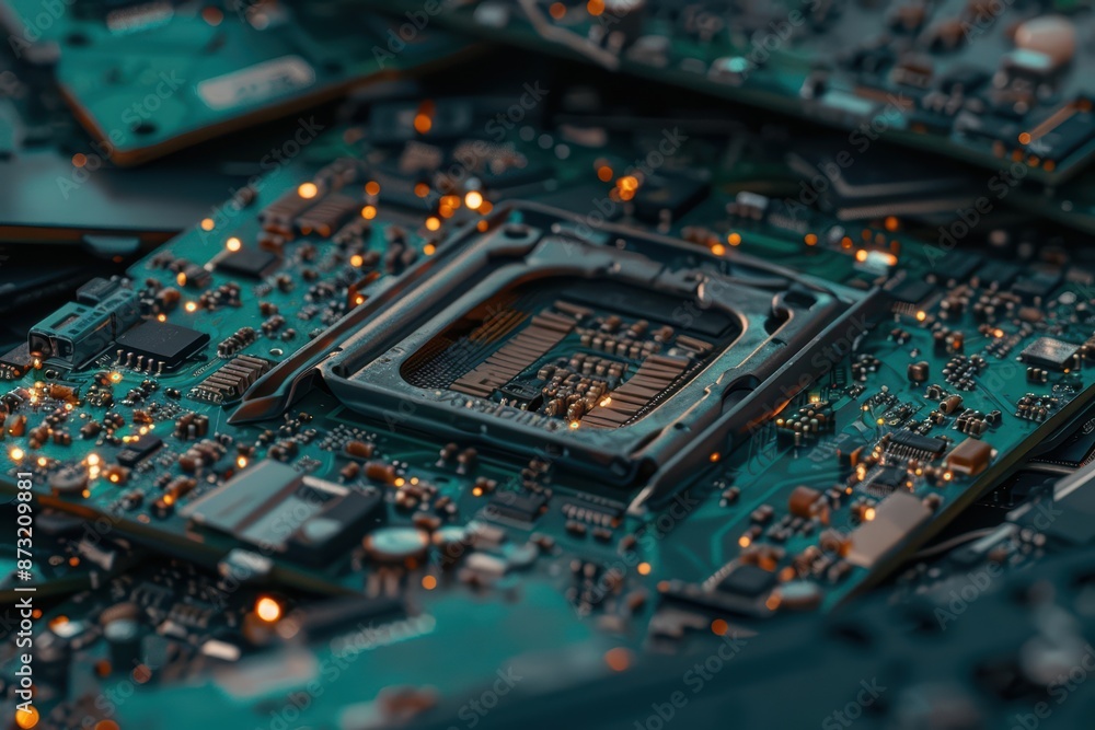 Obraz premium An innovative electronics manufacturer incorporates enchanted materials into their devices