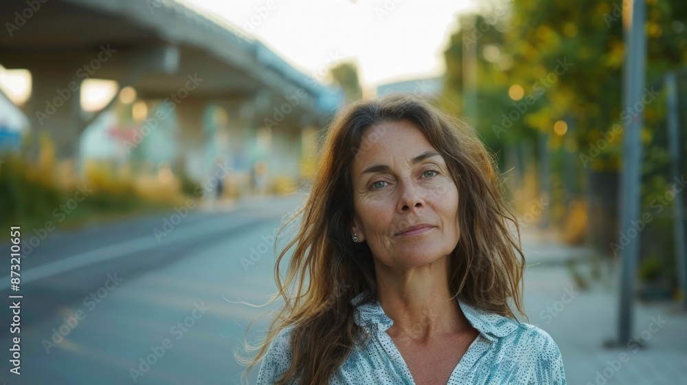 Middle age hispanic woman smiling happy walking at the city. Middle age hispanic woman smiling happy walking at the city.