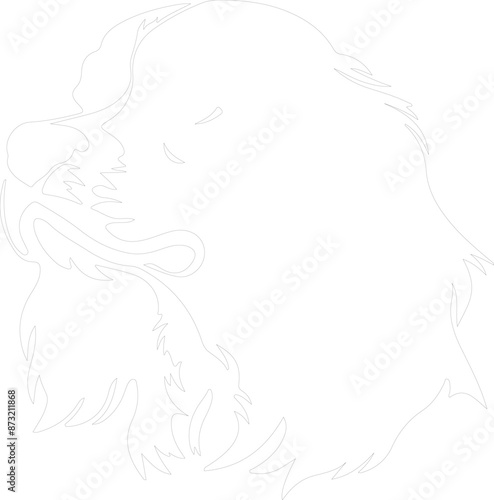 English Toy Spaniel outline