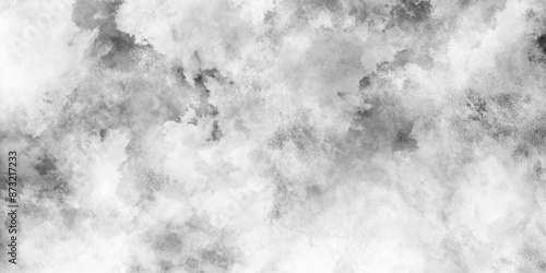 polished and acrylic black and white watercolor background hand painted by brush, white retro pattern cement texture and grunge effect, Vintage retro grunge old black and white texture with smoke.