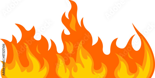 Fire background illustration. Suitable use for tattoo design, design decoration, frame decoration, social media post, and more