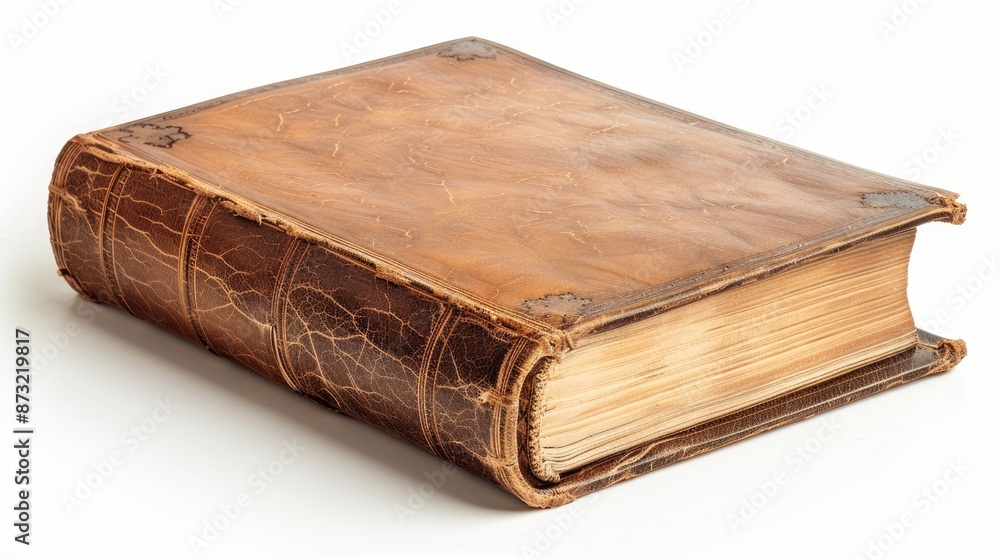 Book on white background with clipping path Book on white background with clipping path