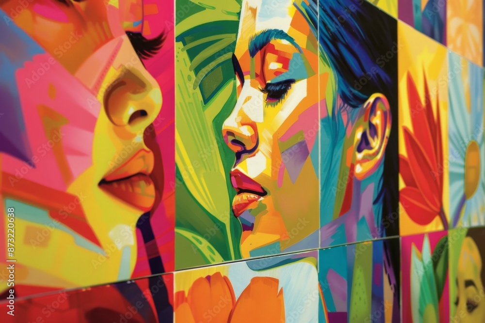 An art exhibition featuring works from artists of different cultural backgrounds, showcasing the fusion of ideas and styles in cultural exchange. An art exhibition featuring works from artists of different cultural backgrounds, showcasing the fusion of ideas and styles in cultural exchange.