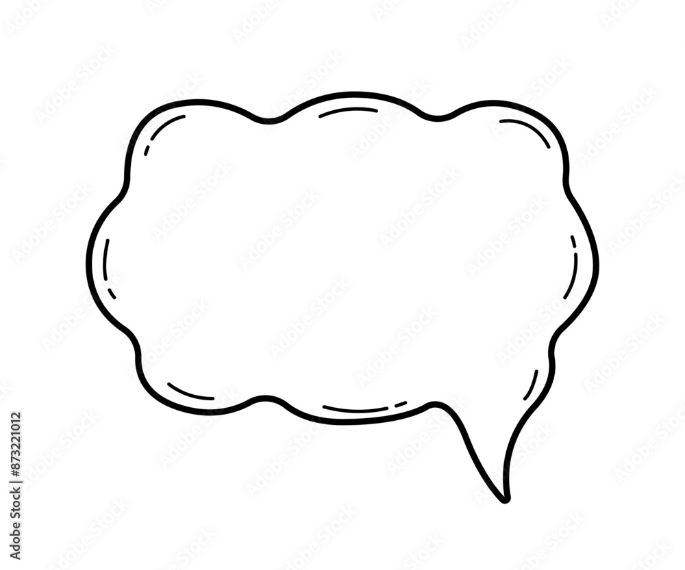 Speech bubbles doodle icon. Vector illustration for conceptual design. Speech bubbles doodle icon. Vector illustration for conceptual design.
