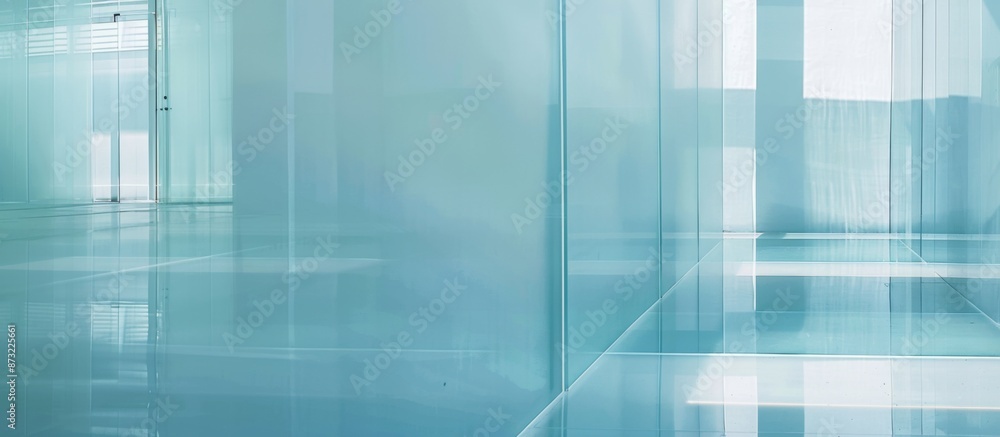 Sky Blue Hue Minimalistic Glass block space in a Modern Atmosphere, future smart office, business concept, Graphic Resources, Wallpapers, Brochure, Websites, banner design, Advertising, background Sky Blue Hue Minimalistic Glass block space in a Modern Atmosphere, future smart office, business concept, Graphic Resources, Wallpapers, Brochure, Websites, banner design, Advertising, background