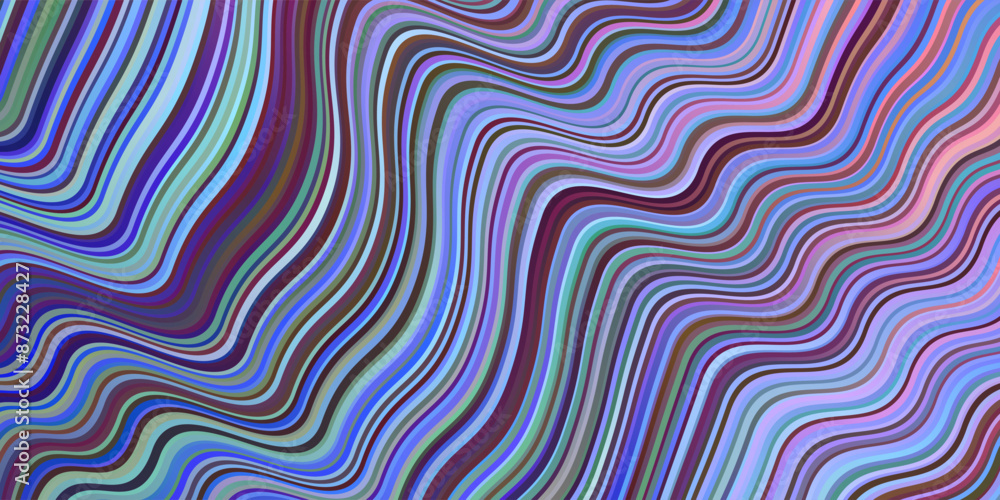 Light Blue, Red vector layout with curved lines. Light Blue, Red vector layout with curved lines.