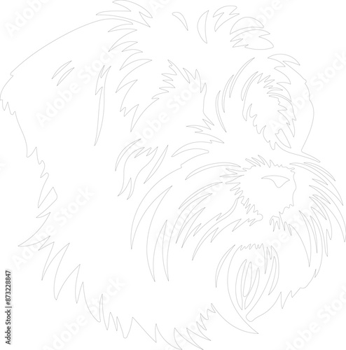 Dandie Dinmont Terrier outline photo