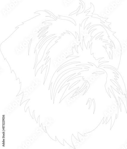 Dandie Dinmont Terrier outline photo