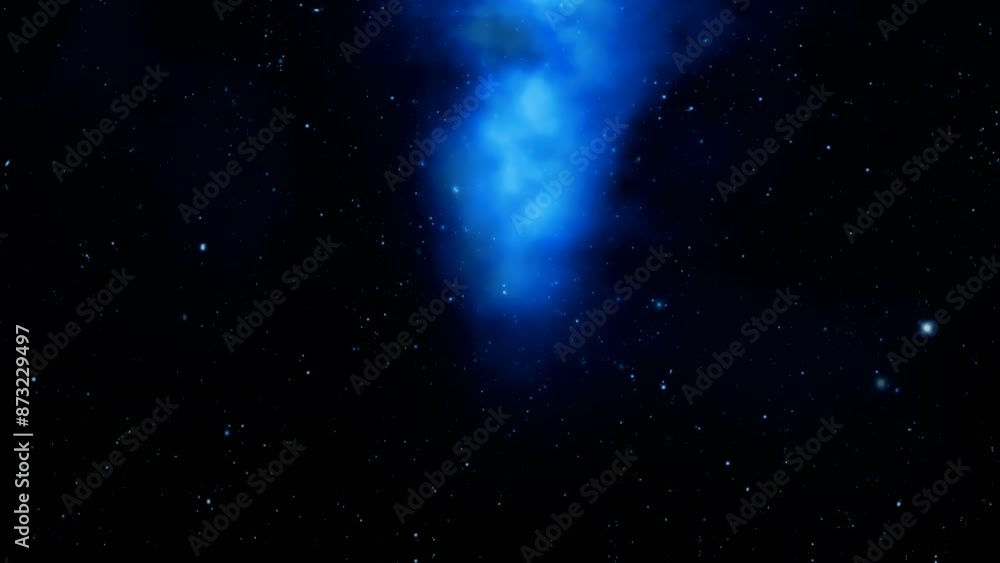 Night sky. Universe filled with stars, nebula and galaxy, loop animation video. Night sky. Universe filled with stars, nebula and galaxy, loop animation video.