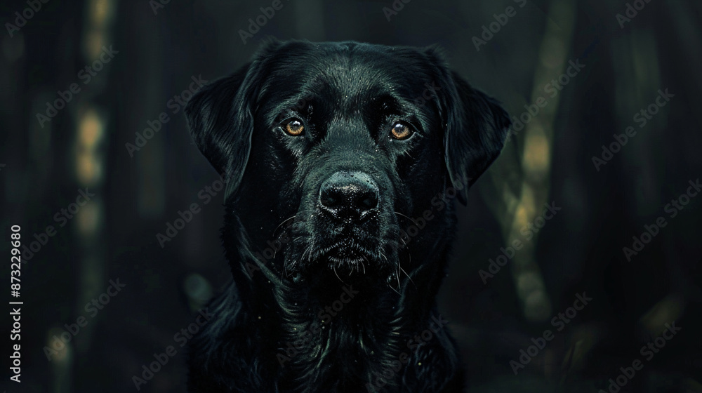 Black Labrador in the dark forest, front view, close-up shot, black background, high resolution photography, high quality photo, high definition, high detail,
Black Labrador in the dark forest, front view, close-up shot, black background, high resolution photography, high quality photo, high definition, high detail,