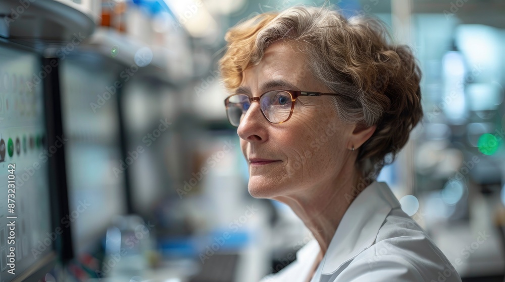 Biotechnologist analyzing the efficacy of gene therapy for treating genetic diseases in clinical trials Biotechnologist analyzing the efficacy of gene therapy for treating genetic diseases in clinical trials