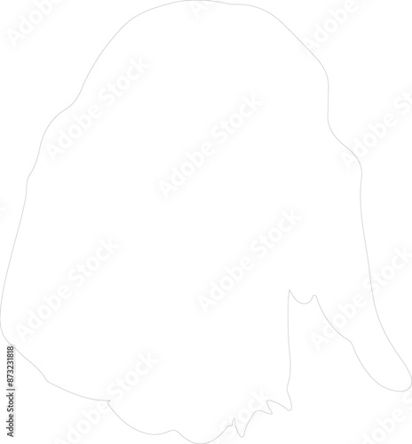 Bloodhound outline