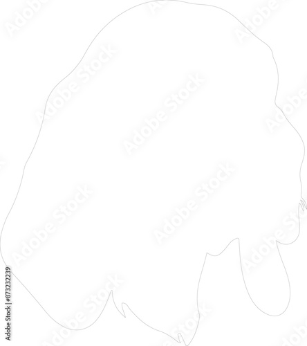Bloodhound outline