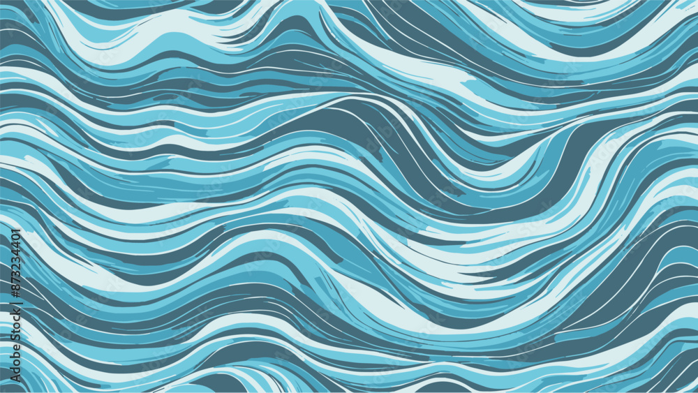 Obraz premium Wave background