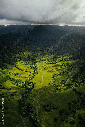 landscape with clouds