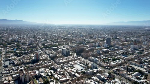 Aerial view of the City of San Juan, Argentina. (Cuyo) photo