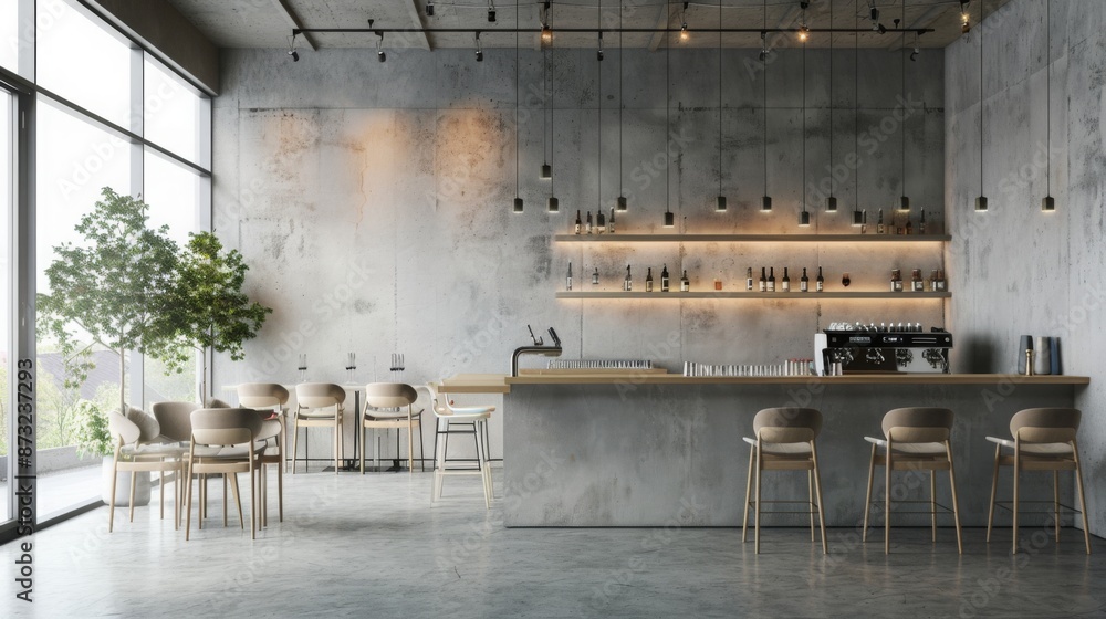 modern cafe with bar , cafe with concrete walls , modern cafe interior design modern cafe with bar , cafe with concrete walls , modern cafe interior design