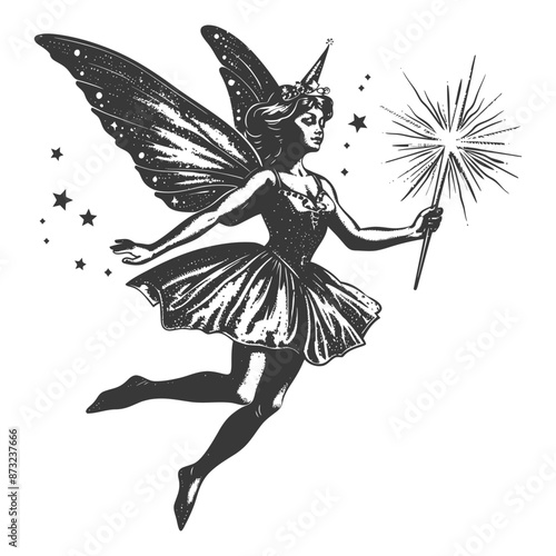 Vintage Fairy Illustration