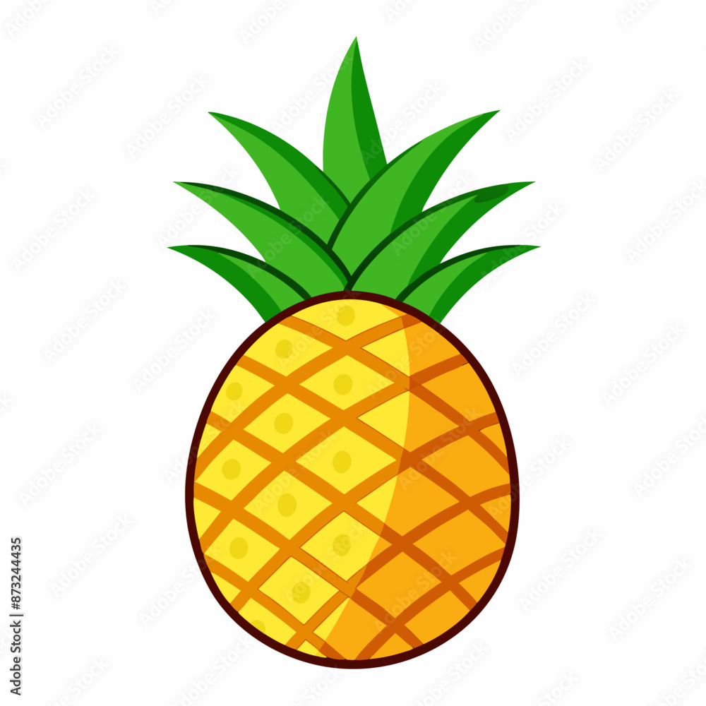pineapple clipart cartoon Illustration drawing pineapple clipart cartoon Illustration drawing