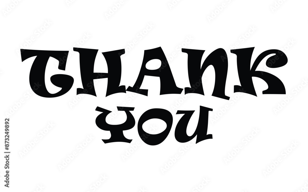 Thank You. Hand lettering Thank You for holiday Thanksgiving Day, vintage graphic, banner, poster. Greeting card calligraphy thank you, postcard for holiday Thanksgiving Day. Vector Illustration Thank You. Hand lettering Thank You for holiday Thanksgiving Day, vintage graphic, banner, poster. Greeting card calligraphy thank you, postcard for holiday Thanksgiving Day. Vector Illustration