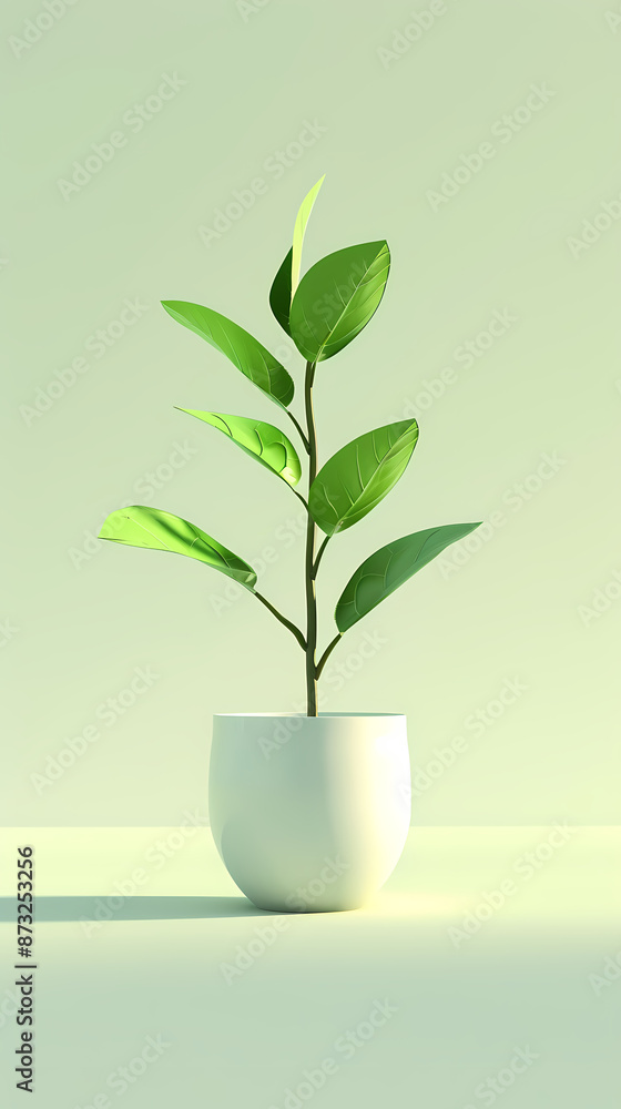 Minimalist style small plants Minimalist style small plants