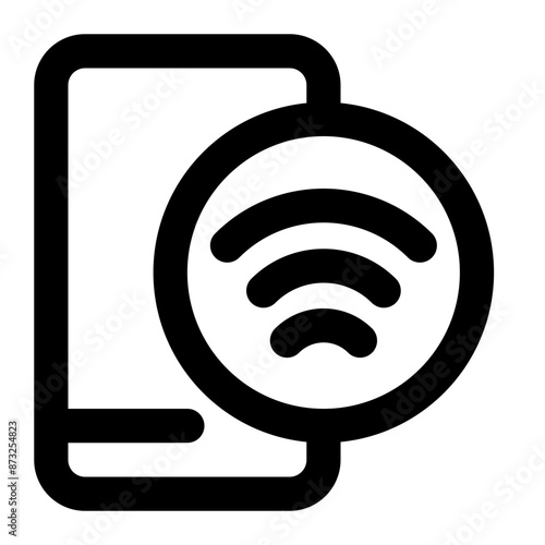 Smartphone nfc icon
