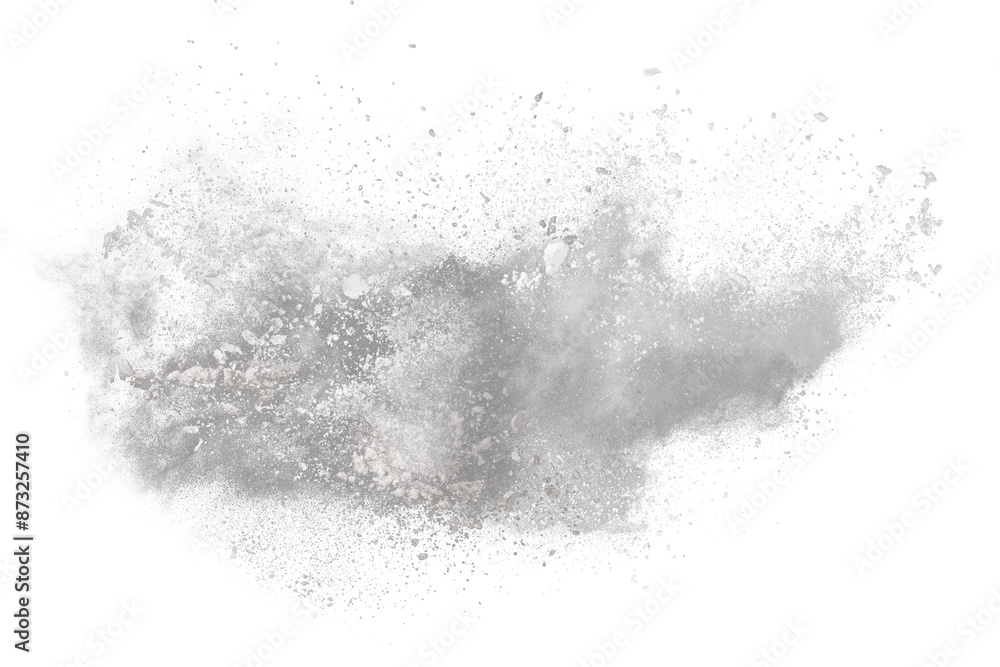 White powder explosion on black background. Colored cloud. Colorful dust explode. Paint Holi. White powder explosion on black background. Colored cloud. Colorful dust explode. Paint Holi.