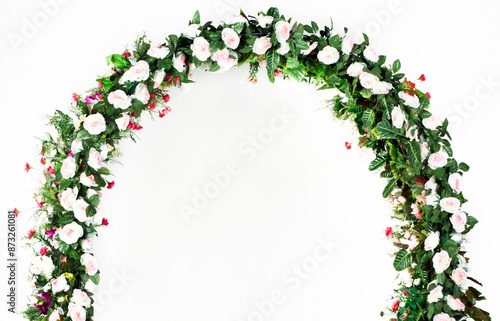 Charming floral arch for elegant celebrations