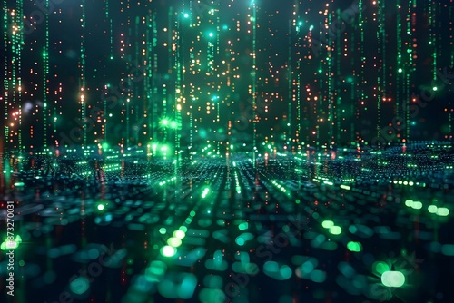 Programming code abstract technology background