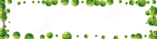 Vitamin B12 messy round pills.