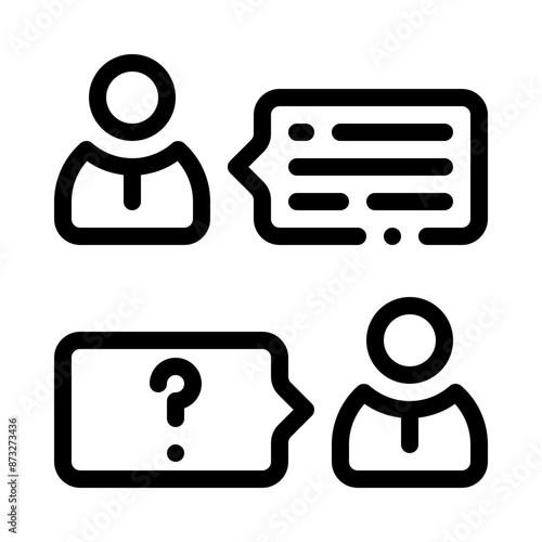 conversation line icon