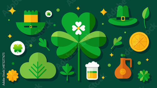 pattern with beer bottles