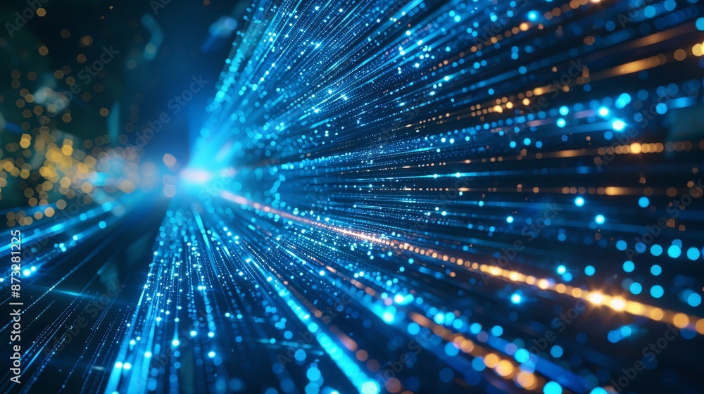 Fototapeta premium Perfect Digital Background for Neural Networks and AI Applications