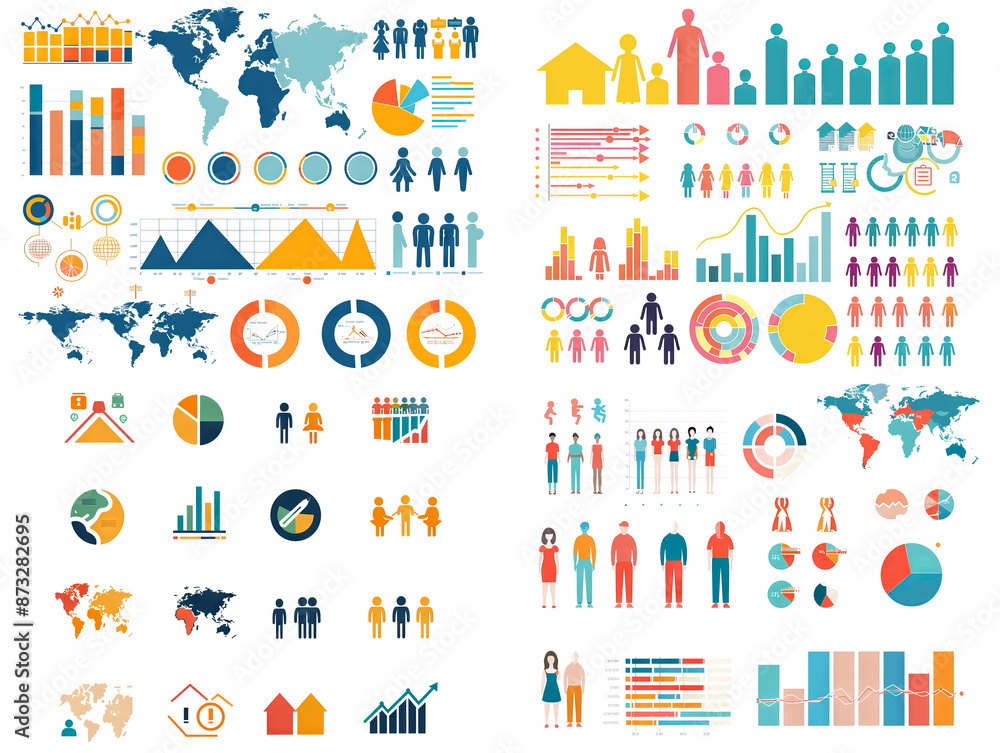 Infographic icons on white Infographic icons on white