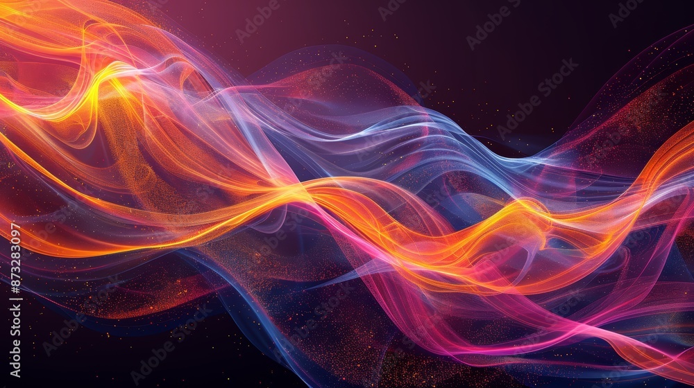 A vibrant, colorful abstract wave background with fluid motion and bright colors, perfect for dynamic and modern design projects. A vibrant, colorful abstract wave background with fluid motion and bright colors, perfect for dynamic and modern design projects.