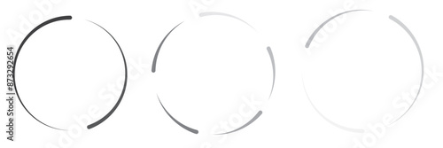 Loading icon set. Load circular. Loader buffer sign