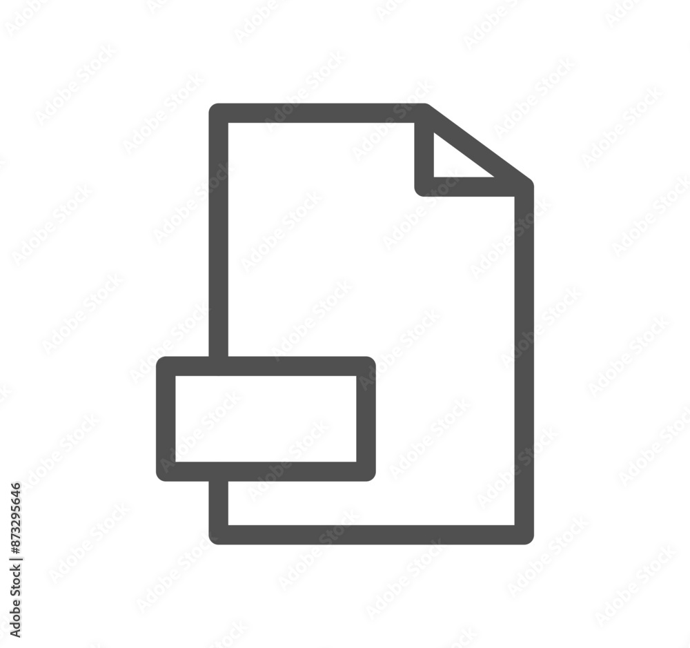Business and technology icon outline and linear vector.
Business and technology icon outline and linear vector.