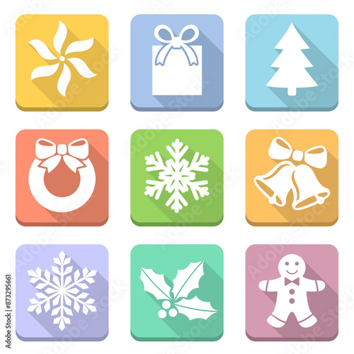 christmas flat set